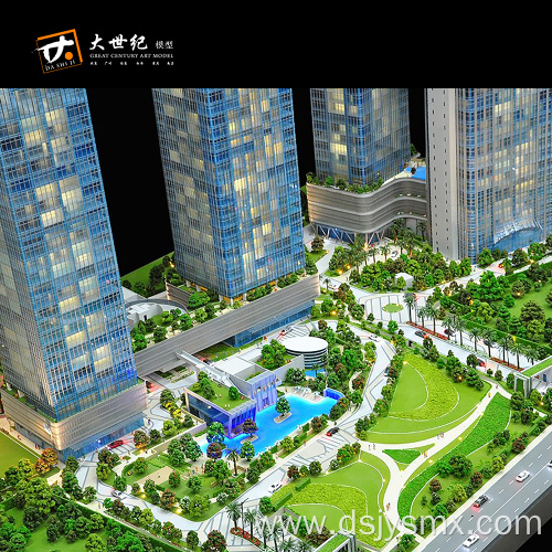 3D Real estate design model urban planning models